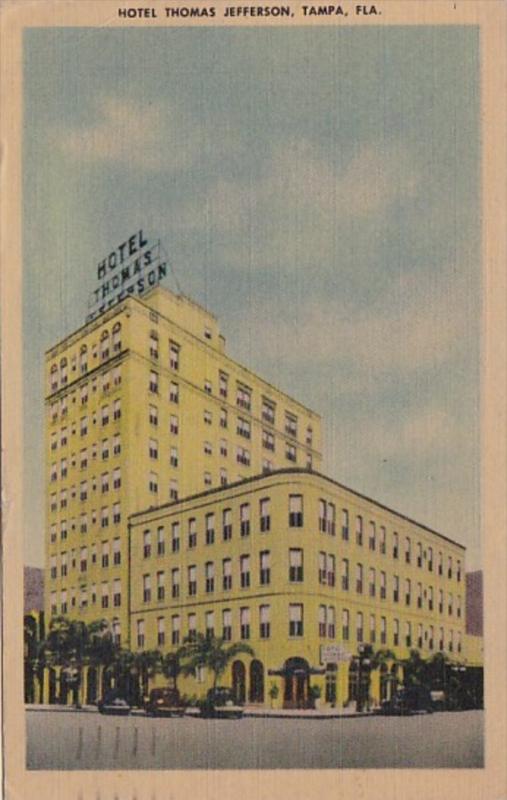 Florida Tampa Hotel Thomas Jefferson 1947