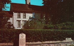 Vintage Postcard Joshua Babcock Residence House Westerly Rhode Island RI