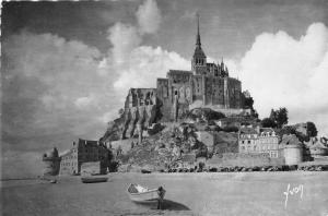 BR12067 le mont saint michel   real photo  france