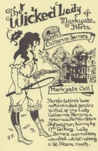 Hertfordshire Markyate Medieval Highwayman Prison Cell Limited Edition Postcard