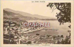 Old Postcard Monte Carlo La Riviera Vue Generale