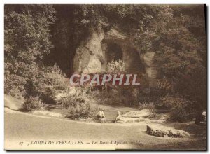 Old Postcard Gardens of Versailles Les Bains d & # 39Apollon