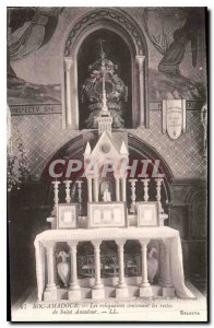 Postcard Old Rocamadour The reliquary containing the remains of St. Amadour