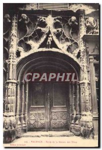 Postcard Old Gate of Valencia Quatorze