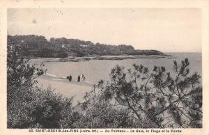 BR53777 Saint Brevin les pins au pointeau la baie la plage et la poi      France