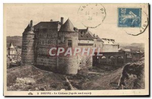 Old Postcard Dieppe Chateau Facade North West