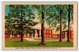 c1940 Southern Baptist Theological Seminary Norton Hall Louisville KY Postcard