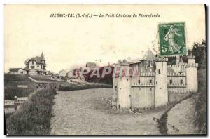 Old Postcard Mesnil Val Le Petit Chateau de Pierrefonds