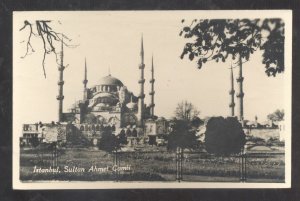 RPPC ISANBUL TURKEY SULTAN AHMET CAMII PALACE VINTAGE REAL PHOTO POSTCARD