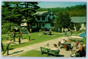 1965 Stroudsburg Pennsylvania PA Postcard Activities Twin Pines Camp Pocono Mts