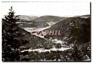 Modern Postcard The Picturesque Vosges Valle Lakes Retournemer and Longemer