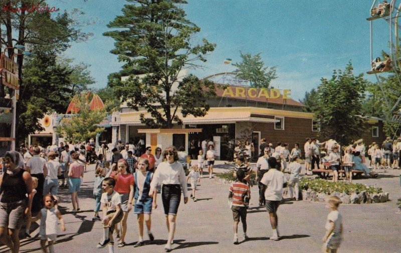 Postcard Arcade Canobie Park Salem New Hampshire NH