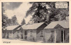 Highlands North Carolina Mitchell's Cottages, B/W Photo Print Vintage PC U10860