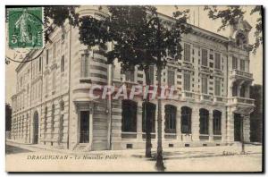 Old Postcard The new station Draguignan