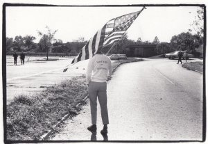 Washington 1968 American Flag Victory March Tracksuit Politics Photo Postcard