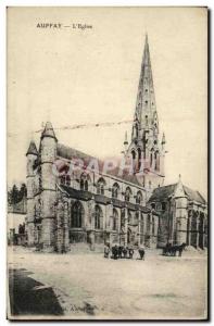 Old Postcard The Church Auffay