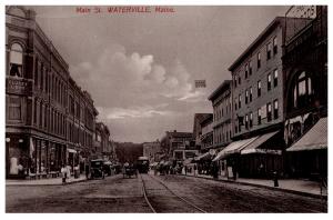 Maine Waterville , Main street