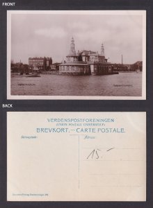 Vintage postcard DENMARK Copenhagen Lake Pavilion