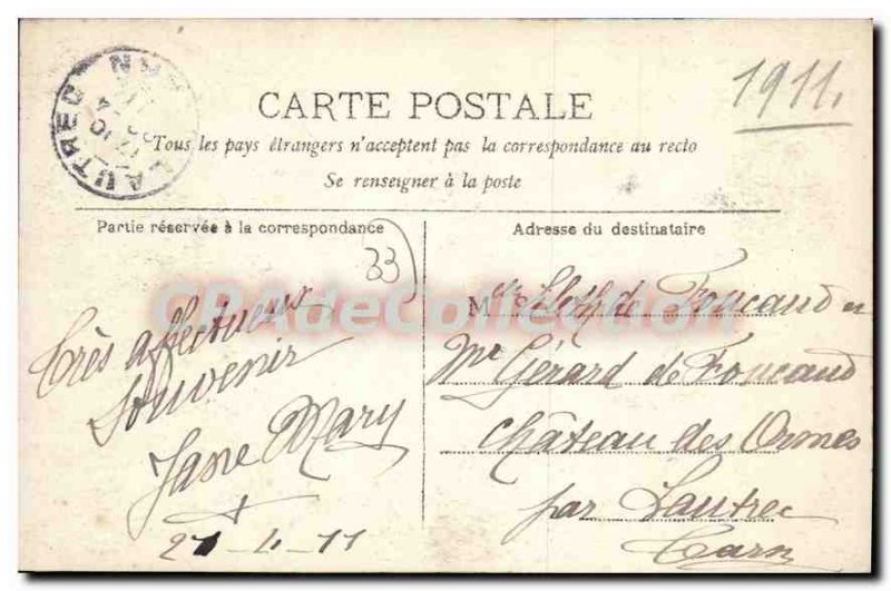 Old Postcard Arcachon La Porte Di Jeaux