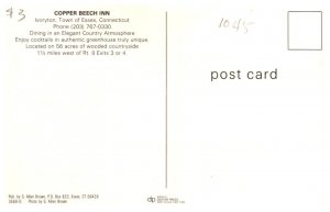 Connecticut  Ivoryton , Copper Beech Inn , Restaurant