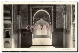 Granada Old Postcard Alhambra land of Infanta