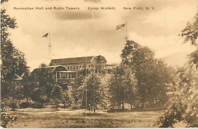 Recreation Hall and Radio Towers Camp Wallkill New Platz NY