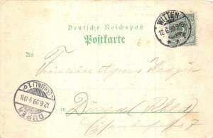 Lot200 germany hardenstein castle litho postcard