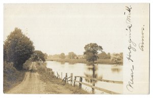 Near Higgin's Mill, New Jersey, Real Photo RPPC, Unmailed, River Road