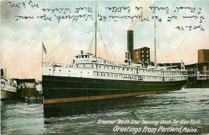 Steamer, Worth Star, ME, Portland, Maine, Hugh C. Leighton