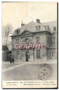 Old Postcard Montdidier L & # 39ancien College