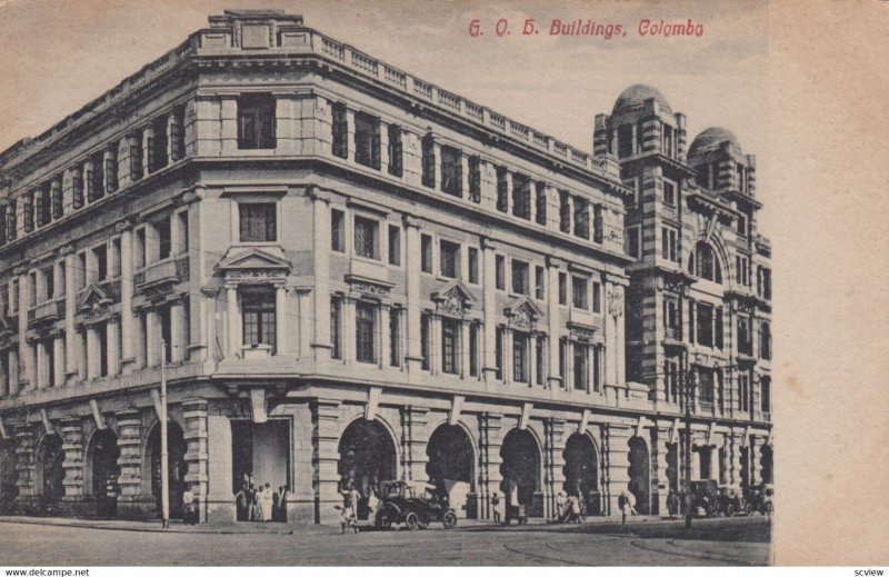 COLOMBO , Ceylon , 00-10s ; G.O.B. Buildings