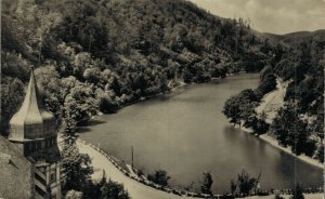 Hungary Lillafüred Hámori-tó Hámori Lake Vintage RPPC 07.49