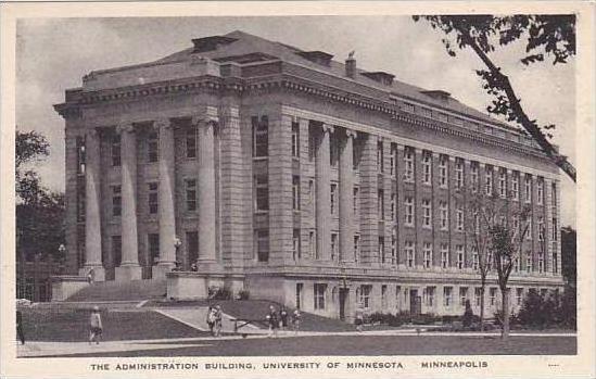 Minnesota Minneapolis The Administration Building University of Minnesota Alb...