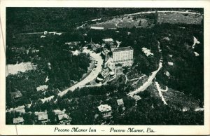 Pocono Manor Inn Pocono Manor Pennsylvania 1941 Postcard B4