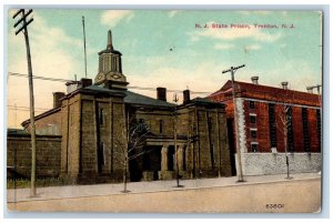 Trenton New Jersey NJ Postcard New Jersey Trenton State Prison Exterior 1911