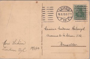 Germany Leipzig Altes Rathaus Vintage Postcard C319