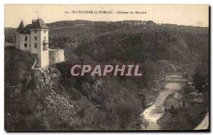 Postcard Old St Leonnard De Noblat Chateau Du Muraud