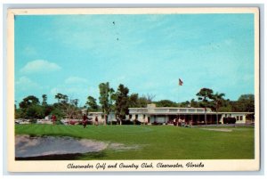 View Of Clearwater Golf And Country Club Florida FL Vintage Posted Postcard 