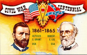American Civil War Centennial Ulysses S Grant & Robert E Lee