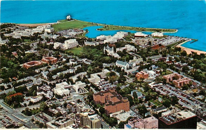 northwestern university campus aerial