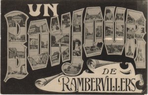 CPA Un Bonjour de RAMBERVILLERS (154468)