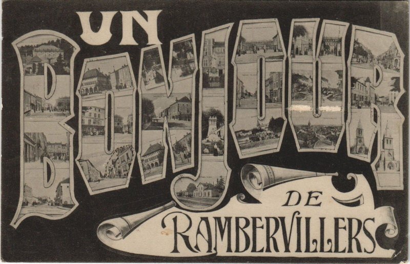 CPA Un Bonjour de RAMBERVILLERS (154468)