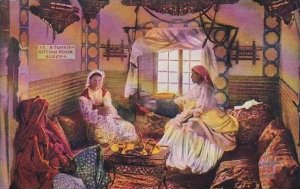 Algeria Women In A Turkish Sitting Room