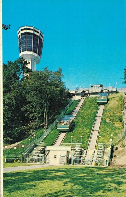 Canada Horseshoe Falls Incline Railway Niagara Falls Ontario Postcard 07.15