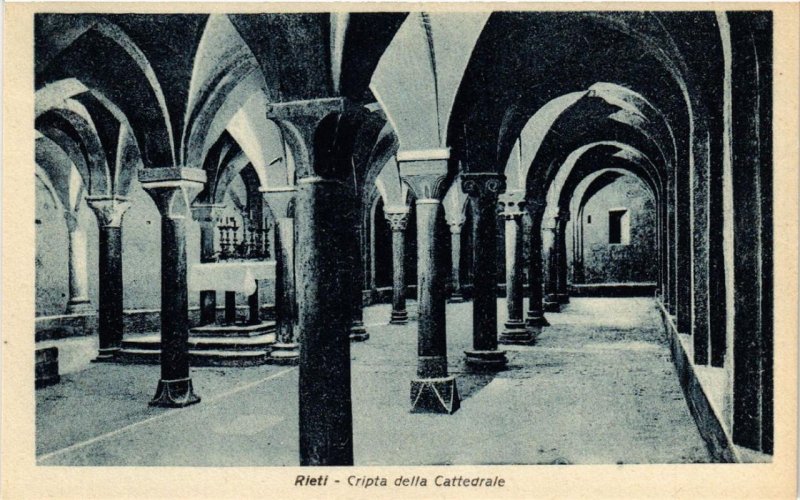 CPA RIETI Cripta della Cattedrale ITALY (545682)