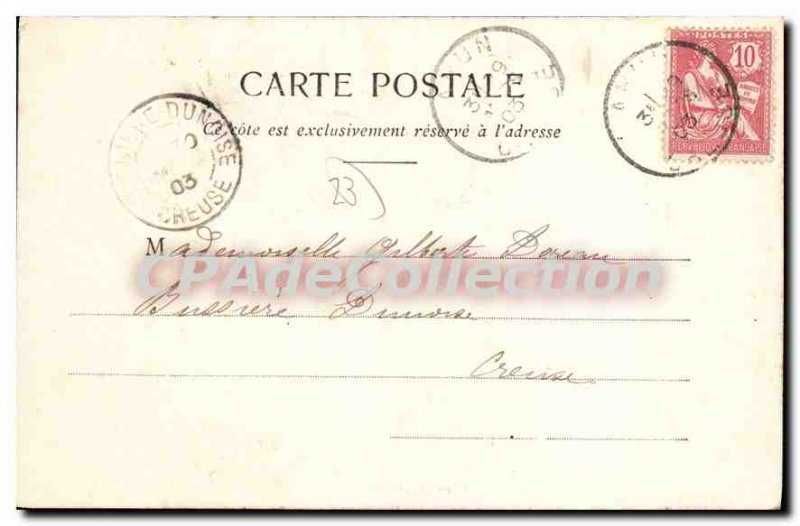 Postcard Ancient Church On Ahun