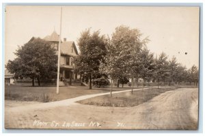 c1920's Main Street St. La Salle New York NY, Niagara Falls RPPC Photo Postcard 