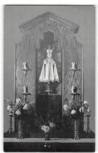 National Shrine of Infant Jesus Prague, Oklahoma Religious Church 1950s Postcard