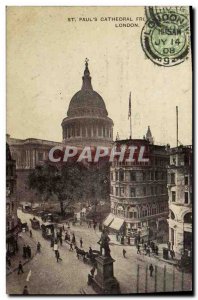 Old Postcard London St Paul's Cathedral