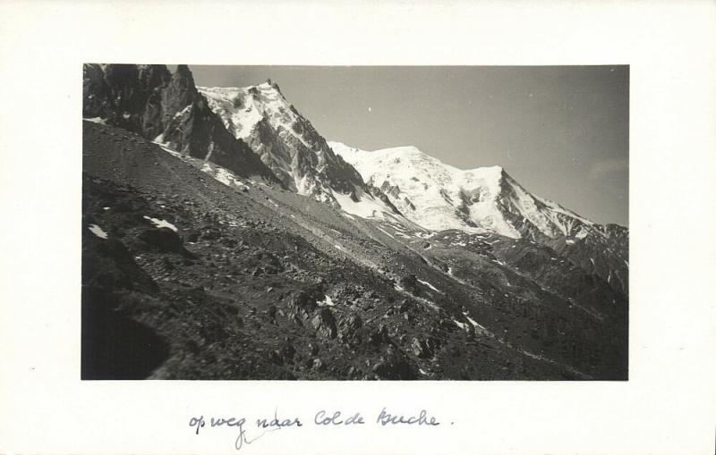 france, Road to Col de la Buche (1935) RPPC